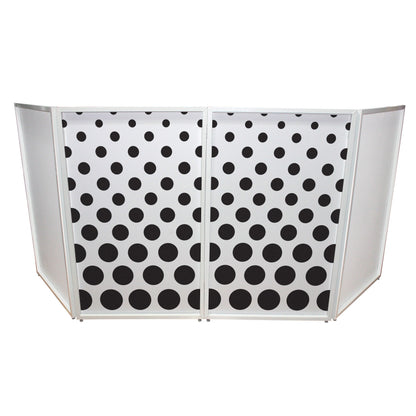 ProX Facade Enhancement Scrim Lycra DJ Facade Cover | Polka Dots | Set of 2