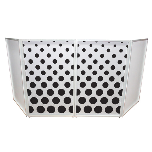 ProX Facade Enhancement Scrim Lycra DJ Facade Cover | Polka Dots | Set of 2
