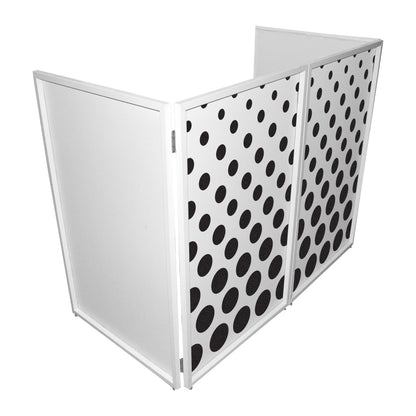 ProX Facade Enhancement Scrim Lycra DJ Facade Cover | Polka Dots | Set of 2