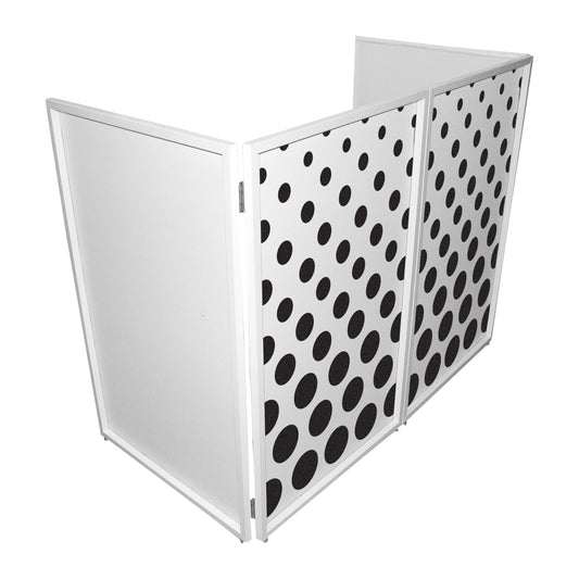 ProX Facade Enhancement Scrim Lycra DJ Facade Cover | Polka Dots | Set of 2