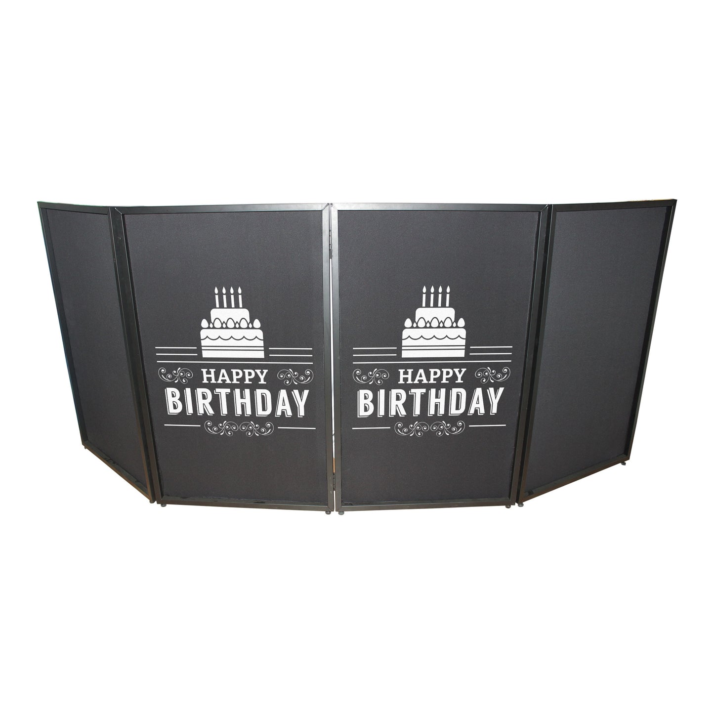 ProX Facade Enhancement Scrim Lycra DJ Facade Cover | Happy Birthday | Single