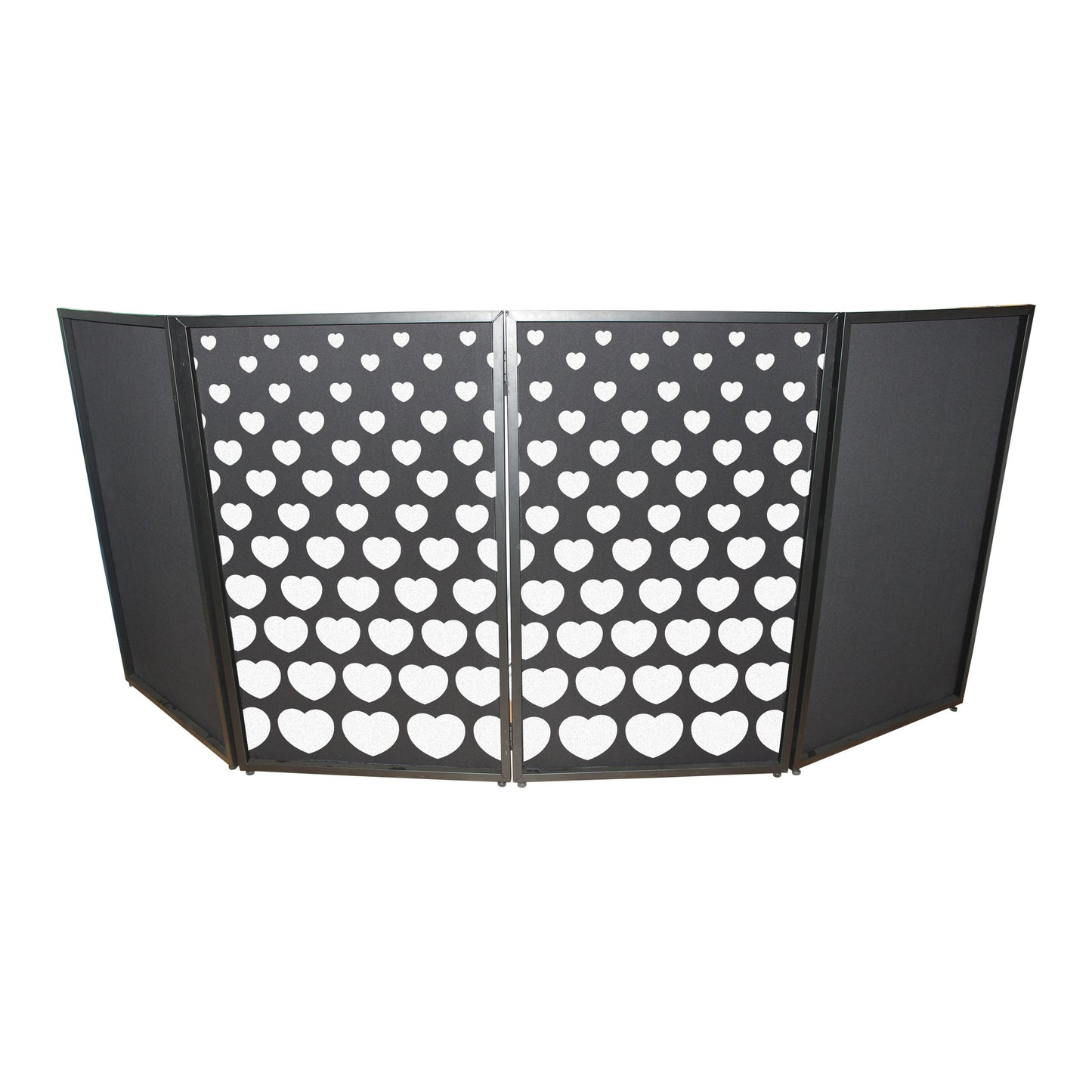 ProX Facade Enhancement Scrim Lycra DJ Facade Cover | Stepped Hearts | Set of 2