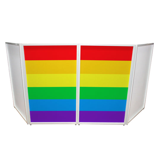 ProX Facade Enhancement Scrim Lycra DJ Facade Cover | Rainbow | Single