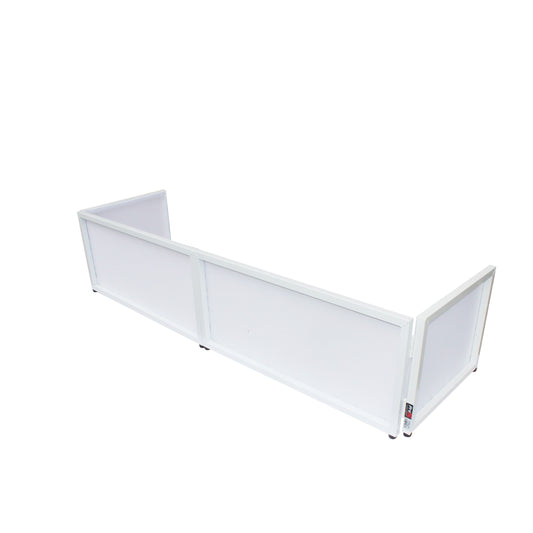 ProX Tabletop Facade Replacement Scrim Set For 6 FT Facades | White