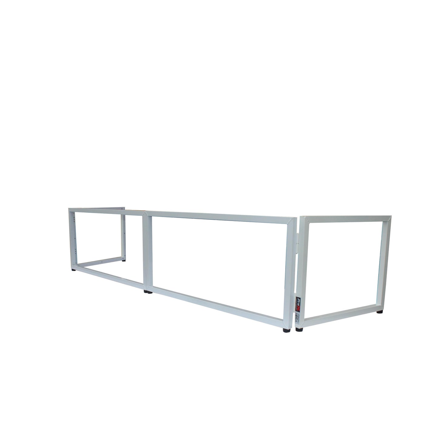 ProX Tabletop DJ Facade 4-Panel Foldable Booth With Scrims | White