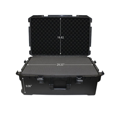 ProX UltronX Water Resistant Hard Case ABS Molded With Pluck Foam | Large