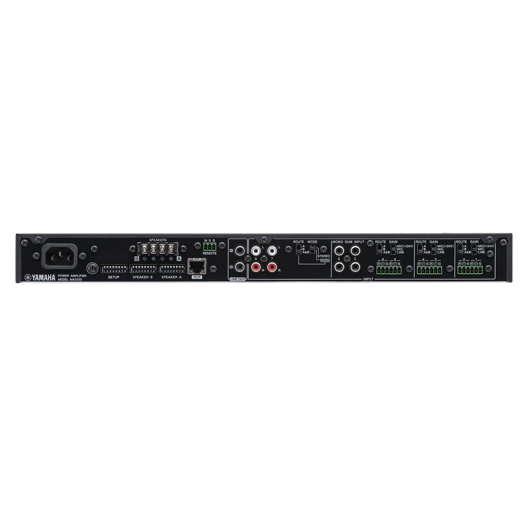 アンプ YAMAHA MA2120 power amplifier Yamaha MA2120 2-Channel Mixer Amplifier – SoundPro