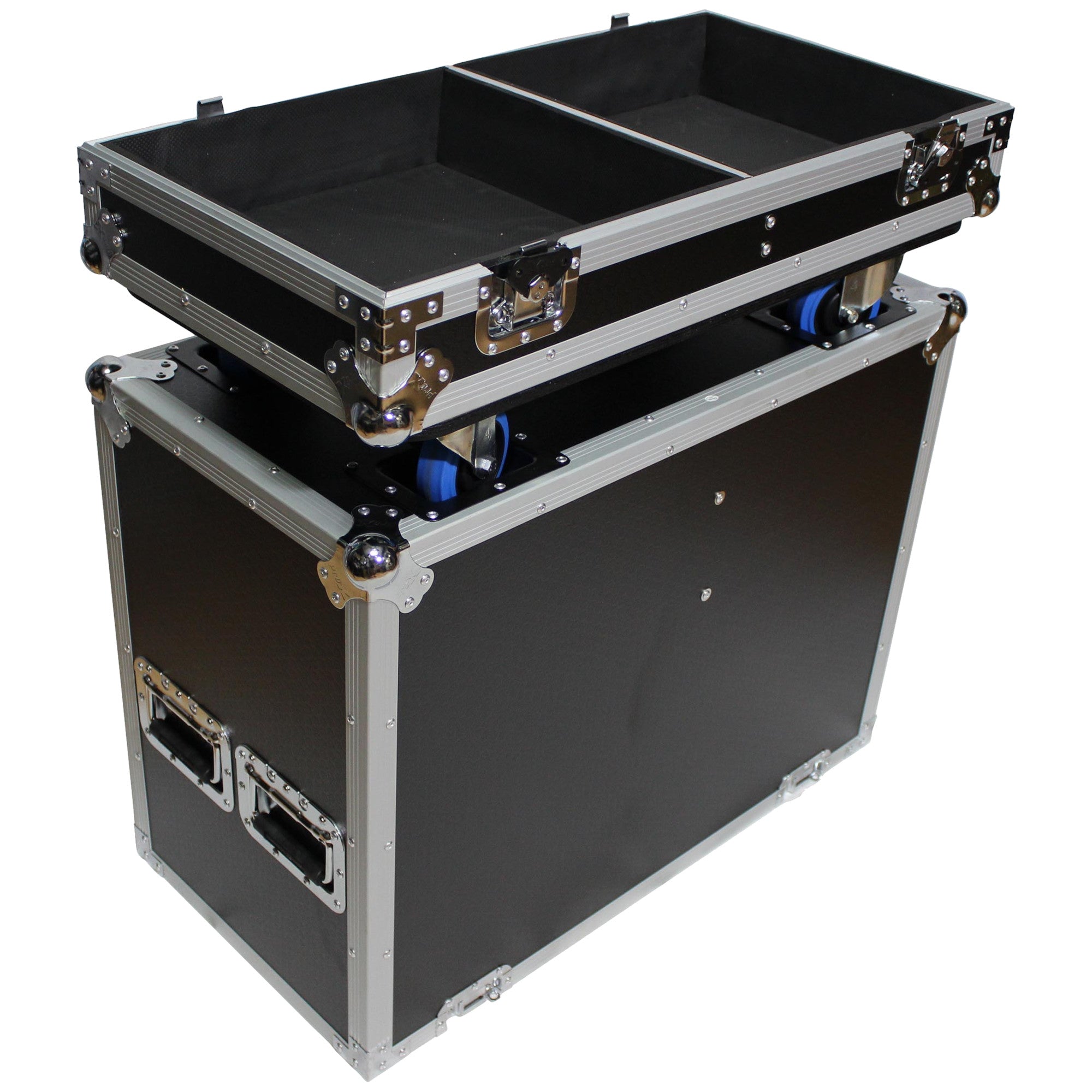 ProX XS-2X281716 Universal 15-Inch Dual Speaker Flight Case – SoundPro