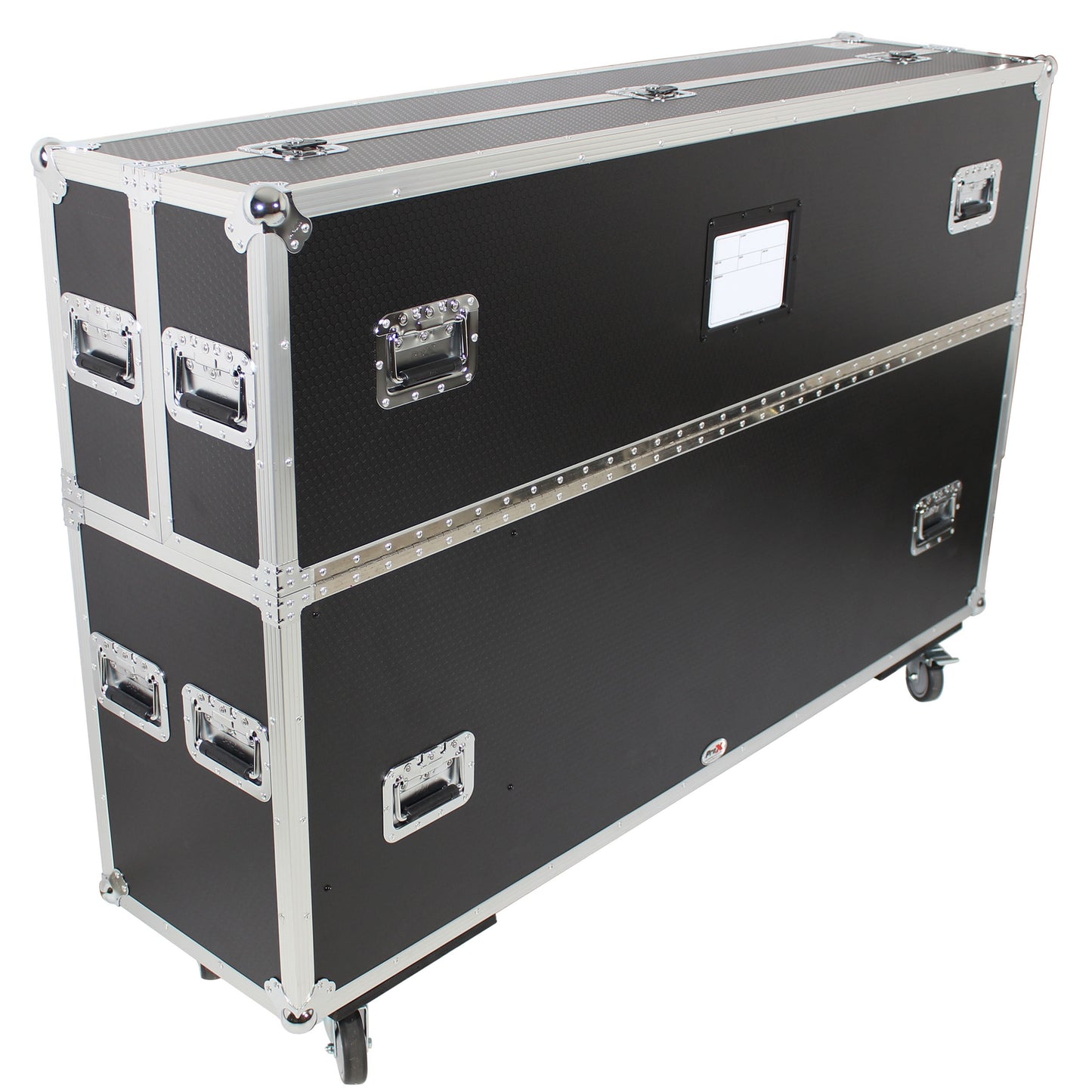 ProX Universal Dual Flat Panel Monitor Flight Case ATA Road Case | 55 in to 70 in