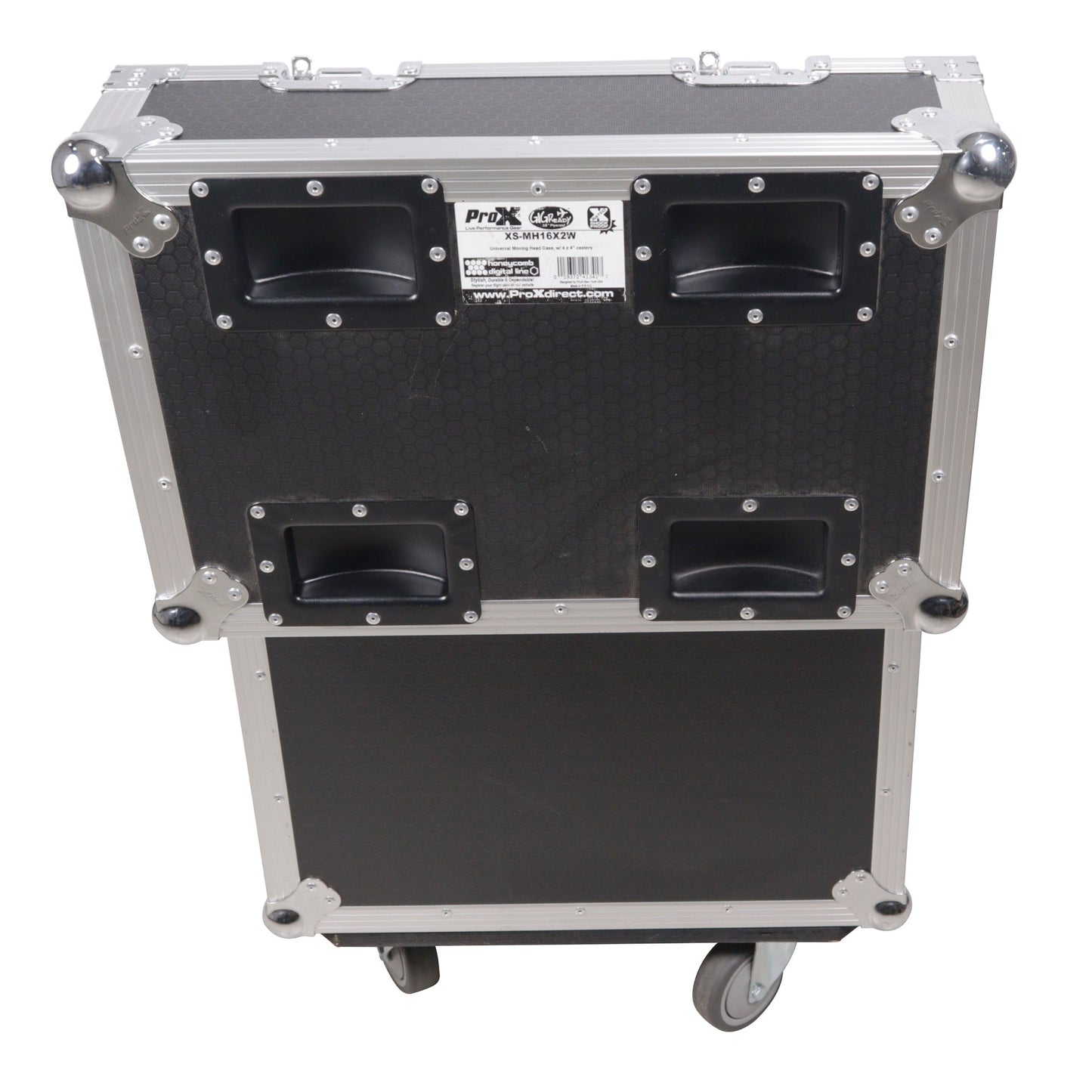 ProX XS-MH16X2W Moving Head Flight Case for 2 Units With Casters