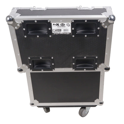 ProX XS-MH16X2W Moving Head Flight Case for 2 Units With Casters