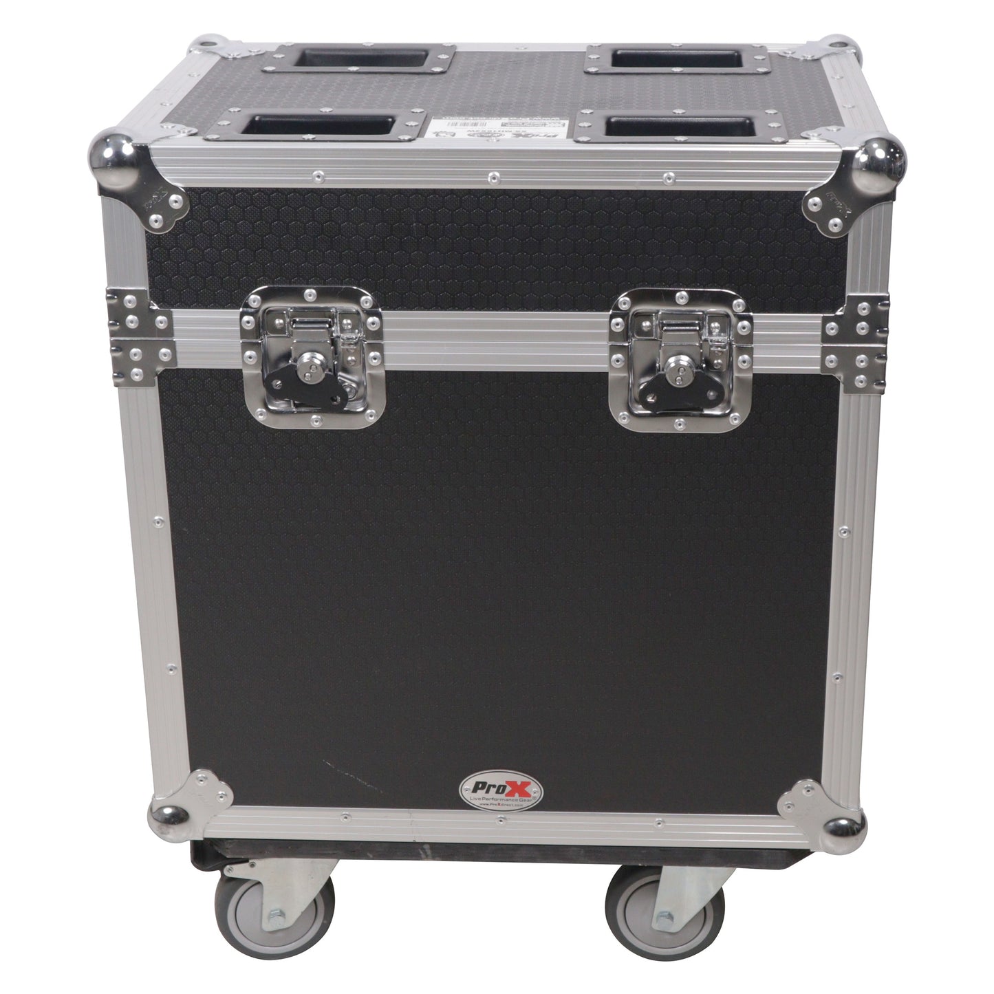 ProX XS-MH16X2W Moving Head Flight Case for 2 Units With Casters