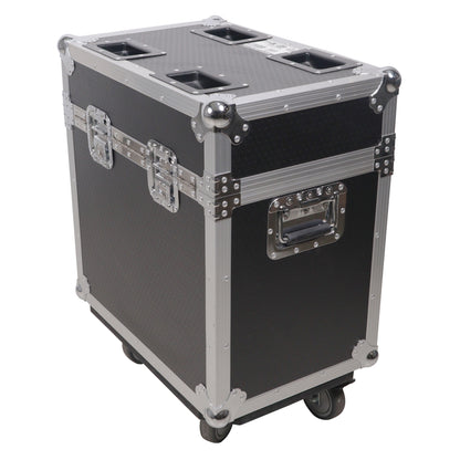ProX XS-MH16X2W Moving Head Flight Case for 2 Units With Casters