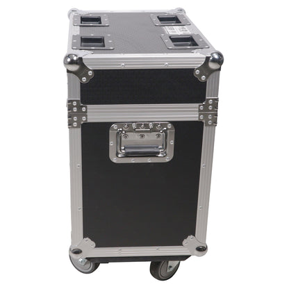 ProX XS-MH16X2W Moving Head Flight Case for 2 Units With Casters