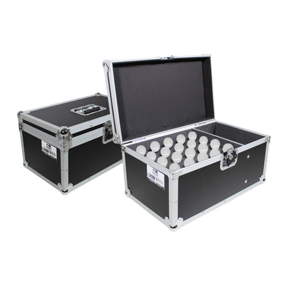 ProX Microphone Accessory Case ATA Flight Case For Mic Storage | 20-mic storage