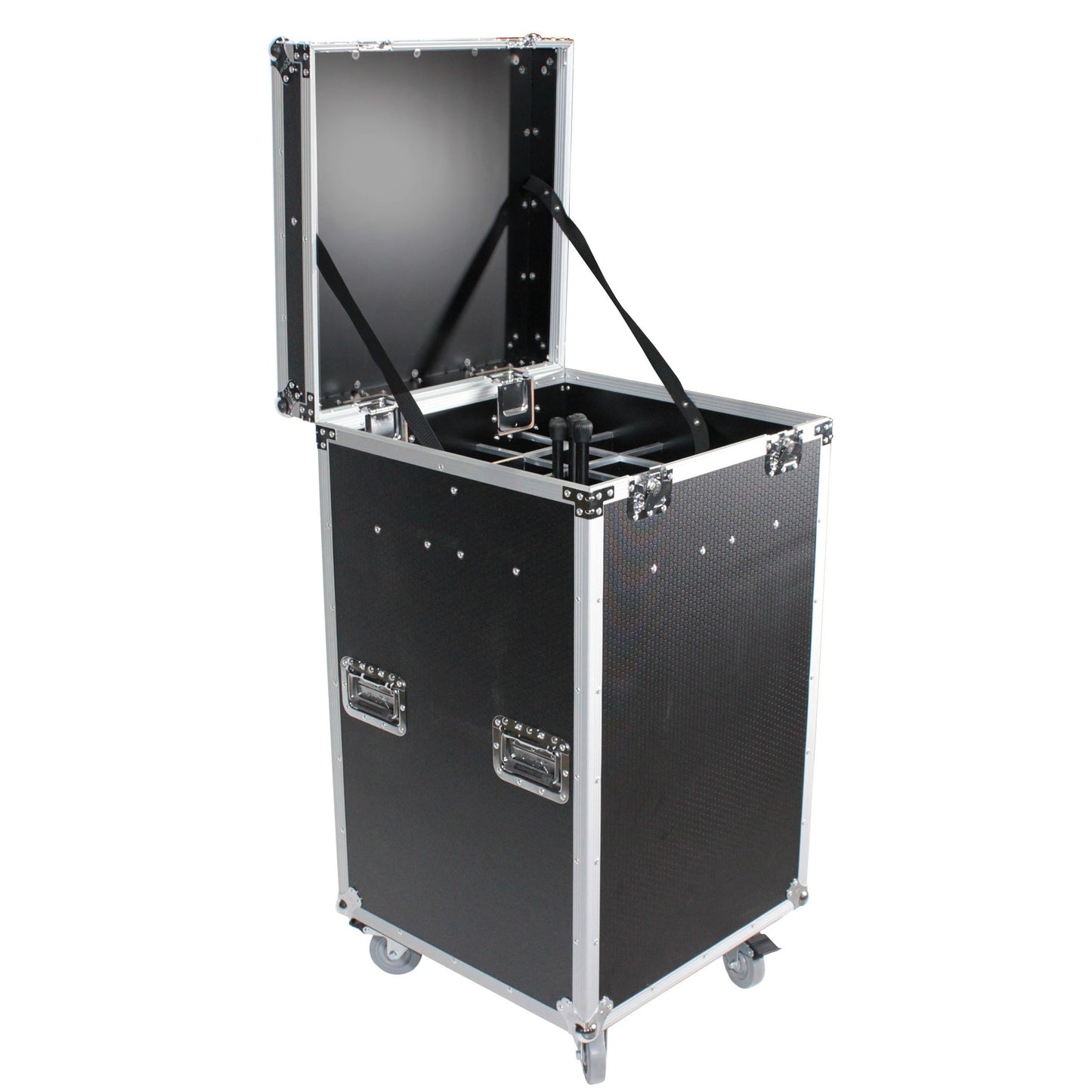 ProX Microphone Accessory Case ATA Flight Case For Mic Storage | 25-stand holder