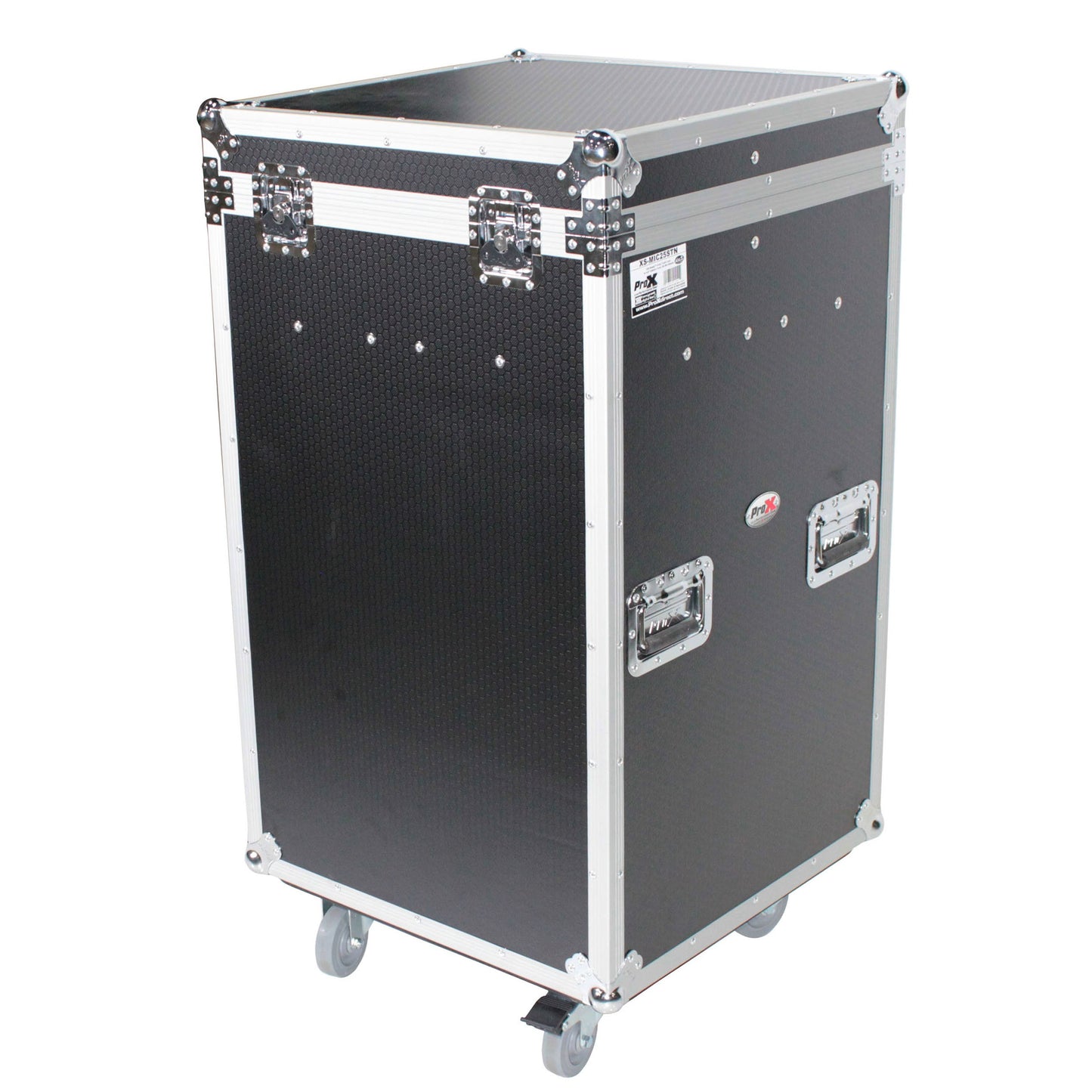 ProX Microphone Accessory Case ATA Flight Case For Mic Storage | 25-stand holder