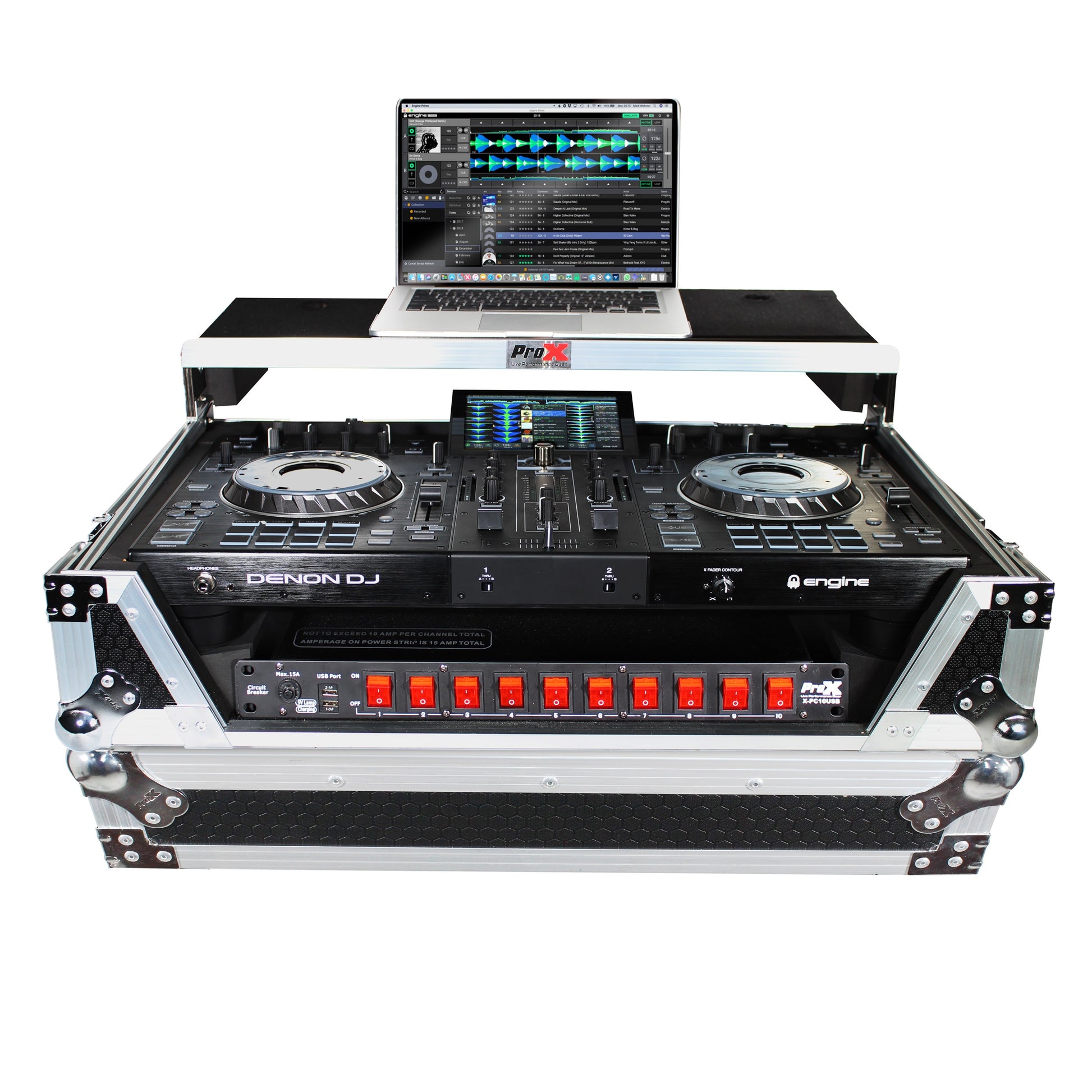 76269_ProX-ATA-Flight-Case-for-Denon-PRIME-2-DJ-Controller-With-Laptop-Shelf-_-Silver-on-Black_ALT02sqr