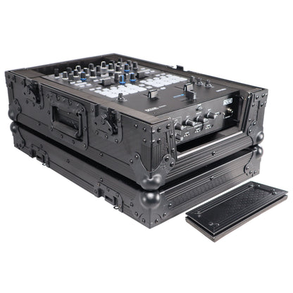 ProX Flight Case for Rane Seventy DJ Mixer Road Case | Black on Black | Without Laptop Shelf