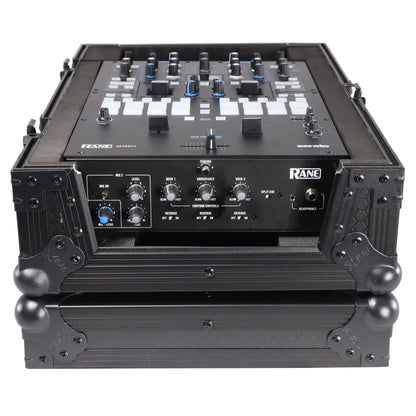 ProX Flight Case for Rane Seventy DJ Mixer Road Case | Black on Black | Without Laptop Shelf
