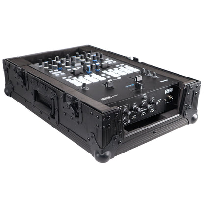 ProX Flight Case for Rane Seventy DJ Mixer Road Case | Black on Black | Without Laptop Shelf