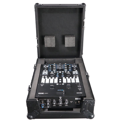 ProX Flight Case for Rane Seventy DJ Mixer Road Case | Black on Black | Without Laptop Shelf