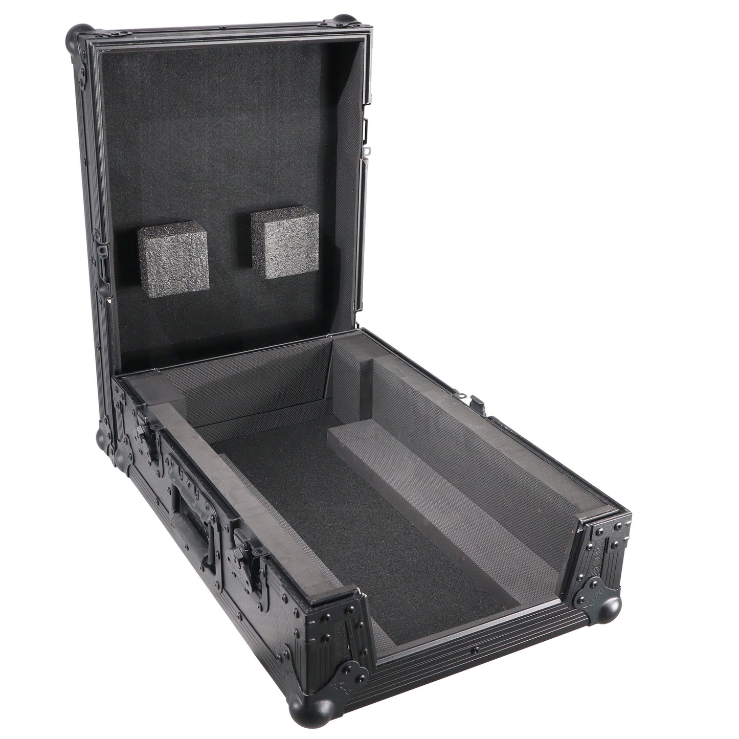 ProX Flight Case for Rane Seventy DJ Mixer Road Case | Black on Black | Without Laptop Shelf