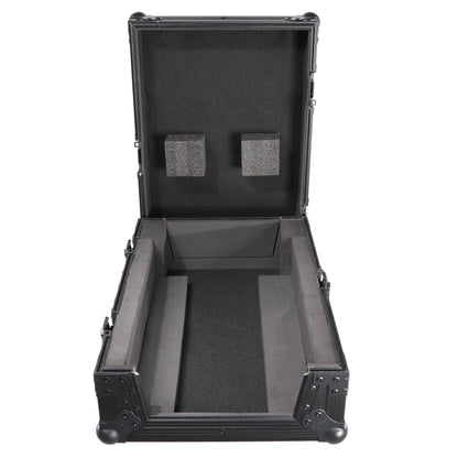 ProX Flight Case for Rane Seventy DJ Mixer Road Case | Black on Black | Without Laptop Shelf