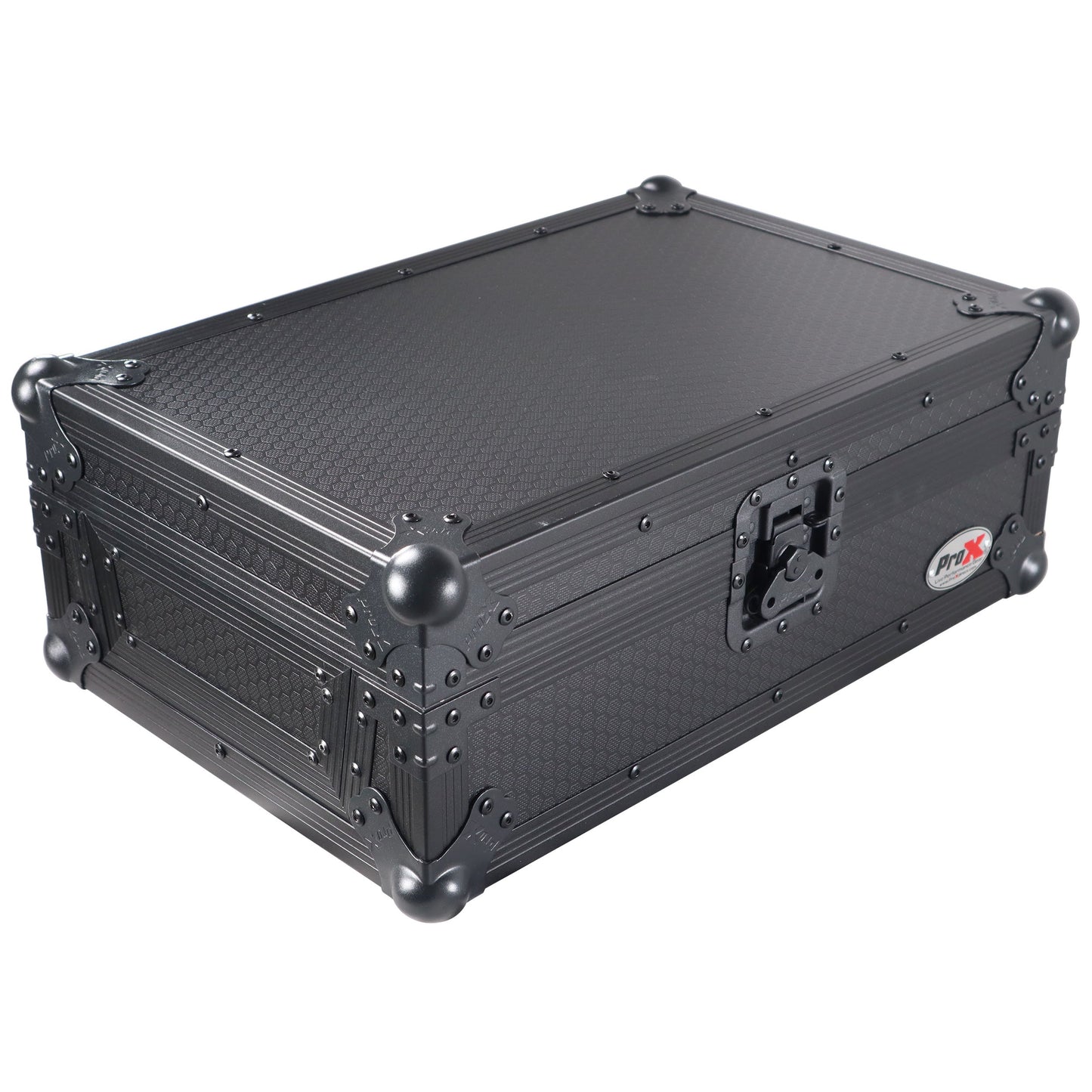 ProX Flight Case for Rane Seventy DJ Mixer Road Case | Black on Black | Without Laptop Shelf