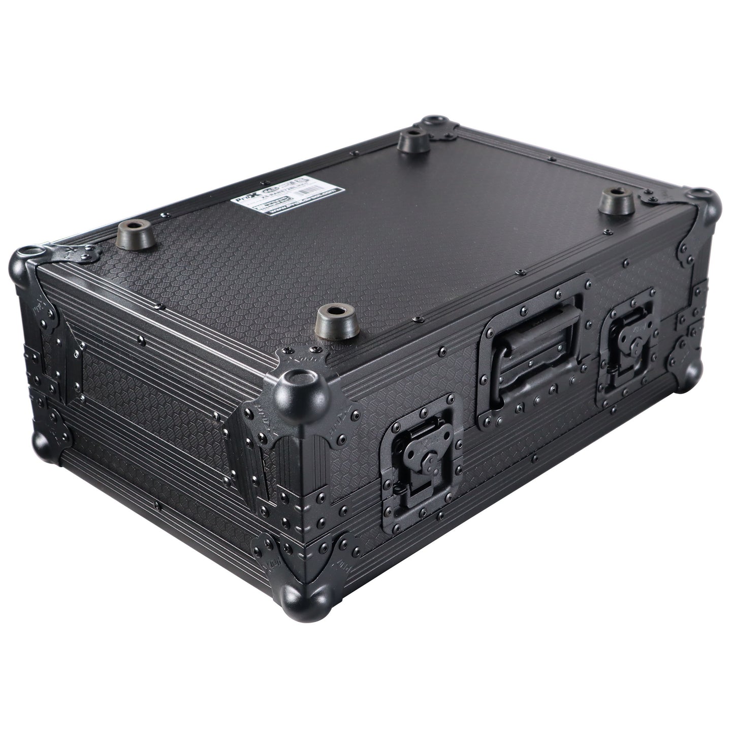 ProX Flight Case for Rane Seventy DJ Mixer Road Case | Black on Black | Without Laptop Shelf
