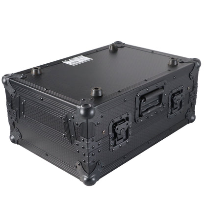 ProX Flight Case for Rane Seventy DJ Mixer Road Case | Black on Black | With Laptop Shelf