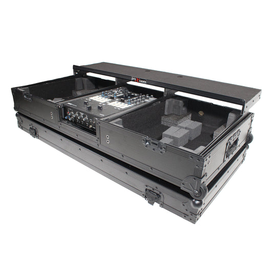 ProX XS-TMC1012WLTFBTLBL DJ Coffin Flight Case For Rane 72 Mixer