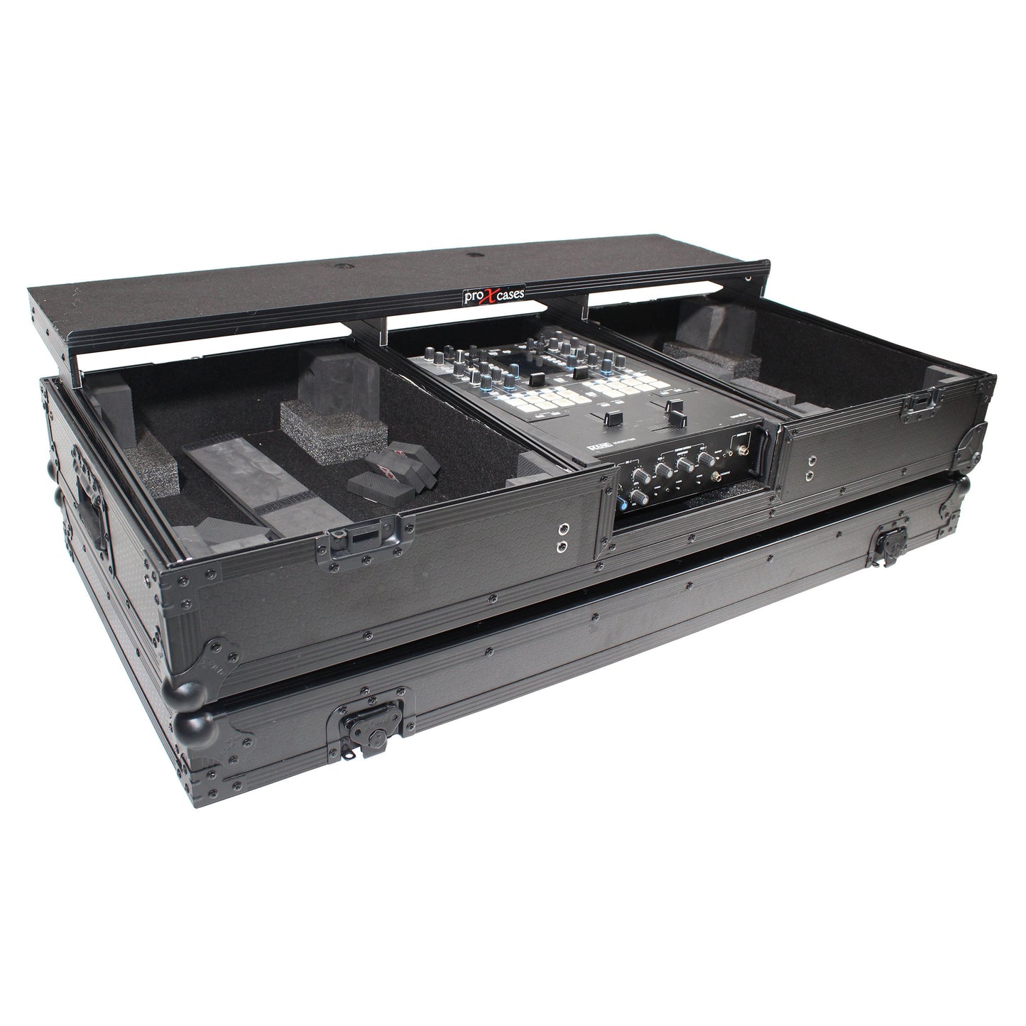 ProX XS-TMC1012WLTFBTLBL DJ Coffin Flight Case For Rane 72 Mixer