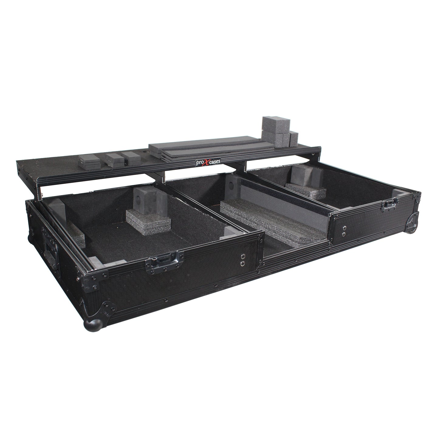 ProX XS-TMC1012WLTFBTLBL DJ Coffin Flight Case For Rane 72 Mixer