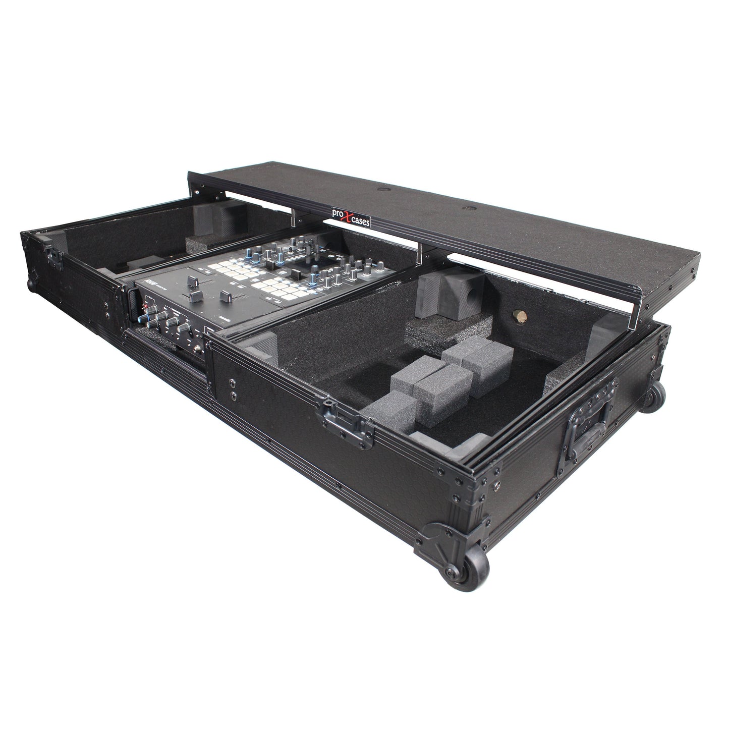 ProX XS-TMC1012WLTFBTLBL DJ Coffin Flight Case For Rane 72 Mixer