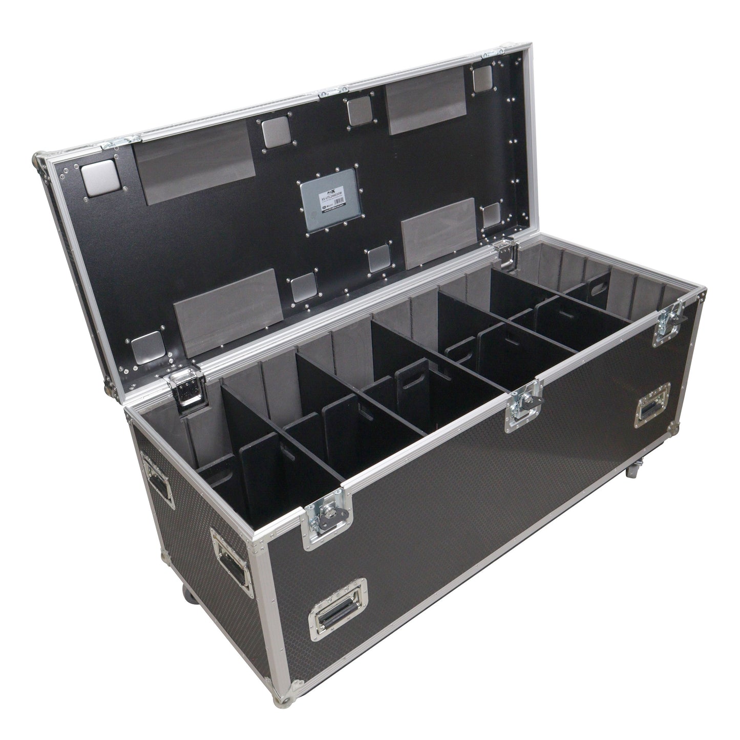 ProX TruckPax Utility Case ATA Road Case With Casters and Dividers | 24"x60"x30"