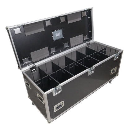 ProX TruckPax Utility Case ATA Road Case With Casters and Dividers | 24"x60"x30"