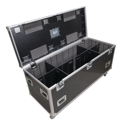 ProX TruckPax Utility Case ATA Road Case With Casters and Dividers | 24"x60"x30"