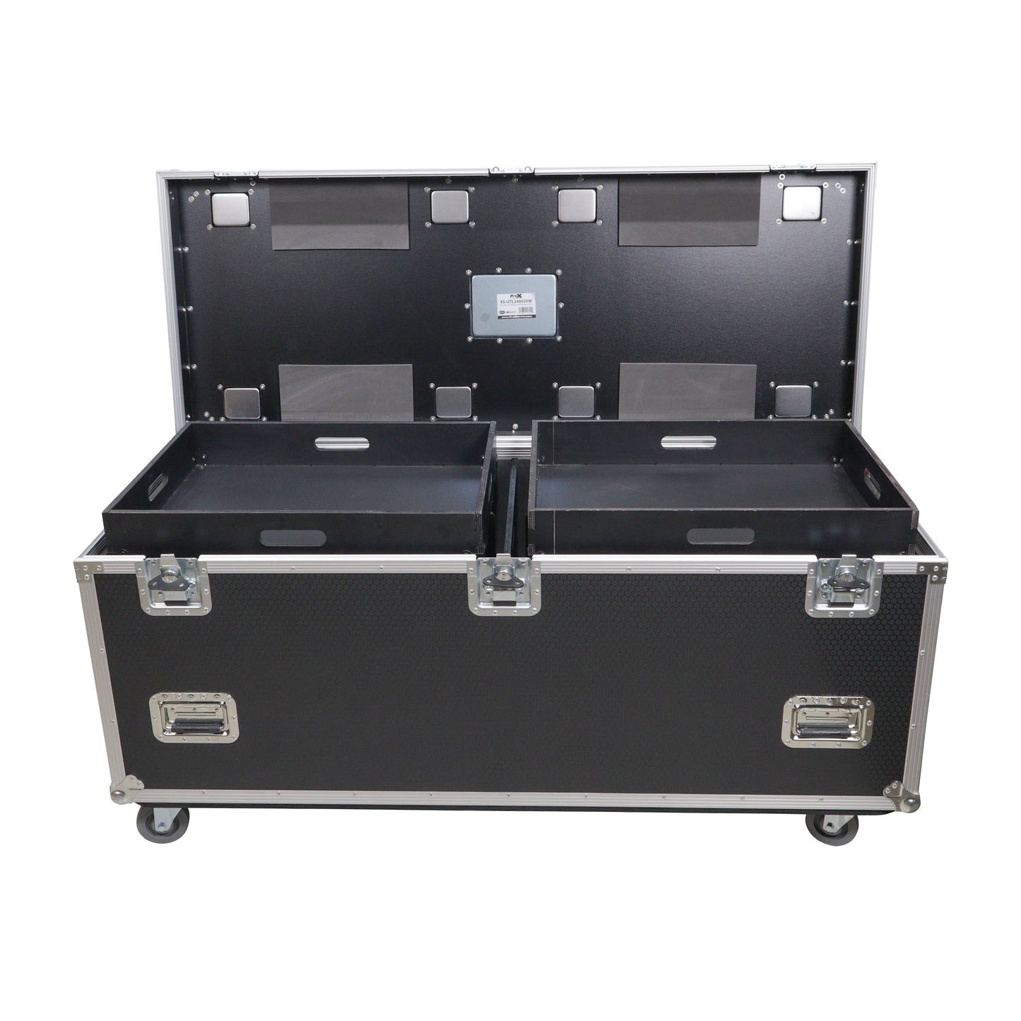 ProX TruckPax Utility Case ATA Road Case With Casters and Dividers | 24"x60"x30"