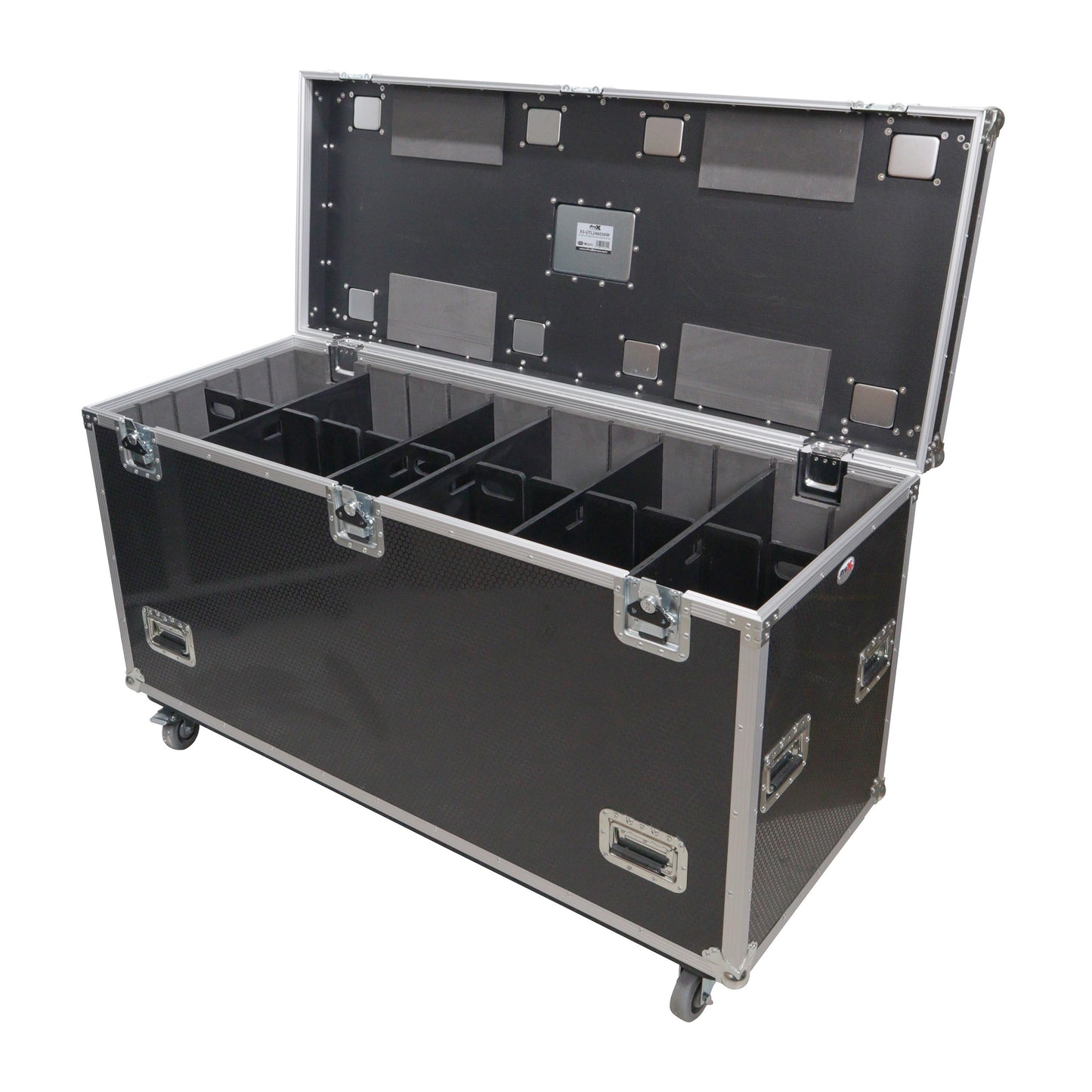 ProX TruckPax Utility Case ATA Road Case With Casters and Dividers | 24"x60"x36"