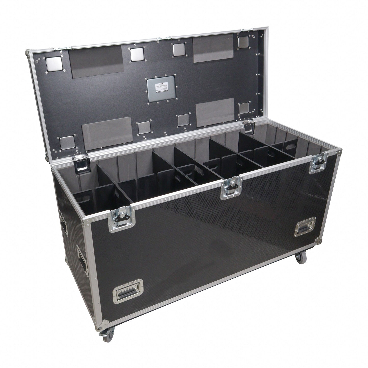 ProX TruckPax Utility Case ATA Road Case With Casters and Dividers | 24"x60"x36"