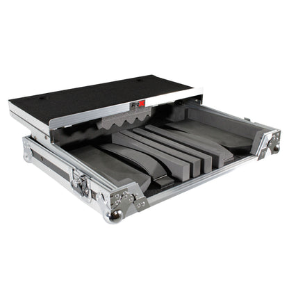 ProX Universal DJ Controller Case Flight Road Case With Laptop Shelf | Medium