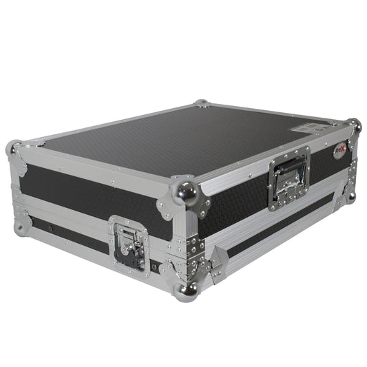 ProX Universal DJ Controller Case Flight Road Case With Laptop Shelf | Medium