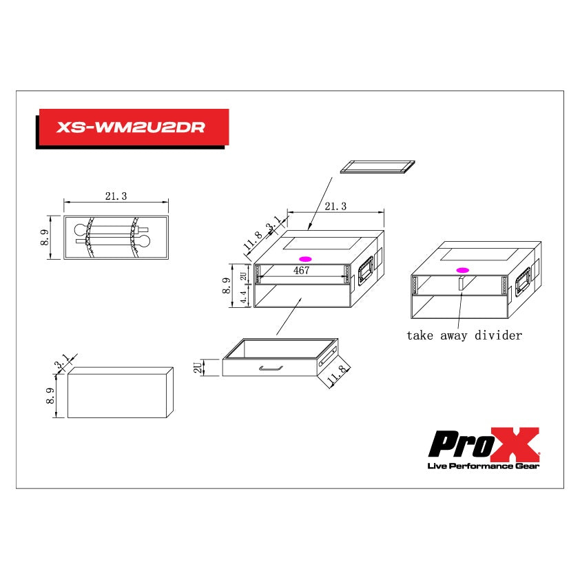 76347_ProX-XS-WM2U2DR-2U-ATA-Rack-Case-With-Integrated-Drawer_ALT13sqr