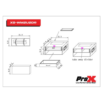 76347_ProX-XS-WM2U2DR-2U-ATA-Rack-Case-With-Integrated-Drawer_ALT13sqr