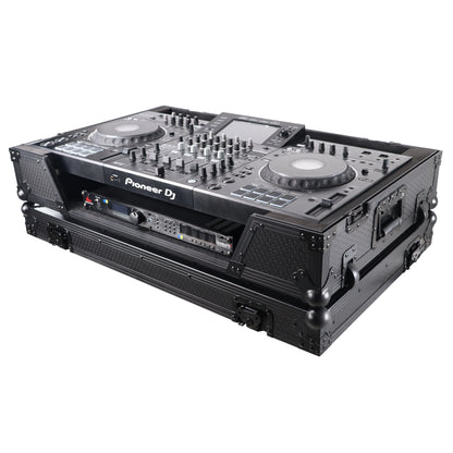 ProX ATA Flight Case For Pioneer XDJ-XZ DJ Controller with 1U Rack Space and Wheels | Black/Black | Without Laptop Shelf