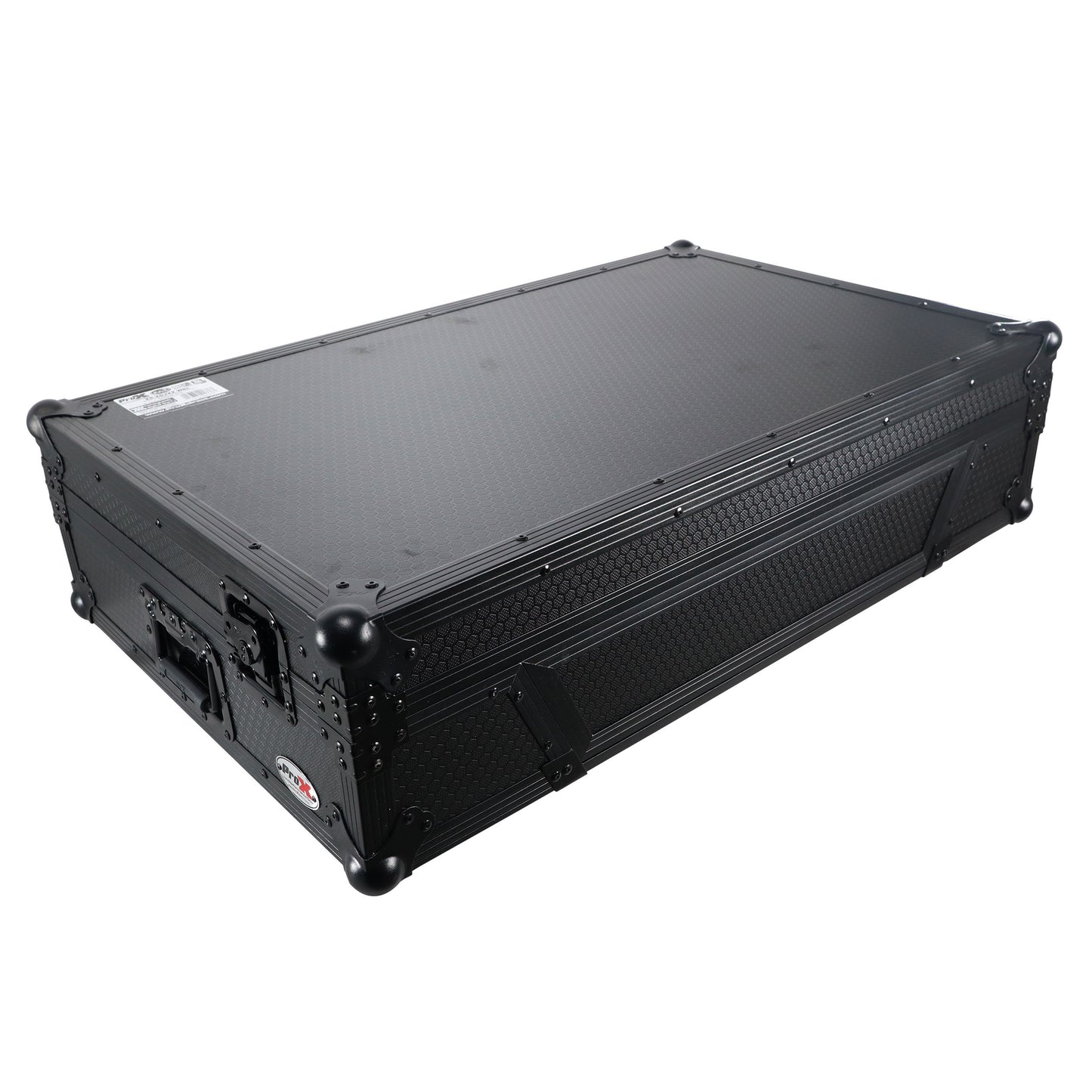 ProX ATA Flight Case For Pioneer XDJ-XZ DJ Controller with 1U Rack Space and Wheels | Black/Black | Without Laptop Shelf