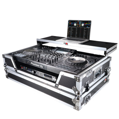 76366_ProX-ATA-Flight-Case-For-Pioneer-XDJ-XZ-DJ-Controller-with-1U-Rack-Space-and-Wheels-_-Silver_Black-_-With-Laptop-Shelf_ALT02sqr