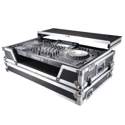 76366_ProX-ATA-Flight-Case-For-Pioneer-XDJ-XZ-DJ-Controller-with-1U-Rack-Space-and-Wheels-_-Silver_Black-_-With-Laptop-Shelf_ALT05sqr
