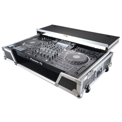 76366_ProX-ATA-Flight-Case-For-Pioneer-XDJ-XZ-DJ-Controller-with-1U-Rack-Space-and-Wheels-_-Silver_Black-_-With-Laptop-Shelf_ALT07sqr